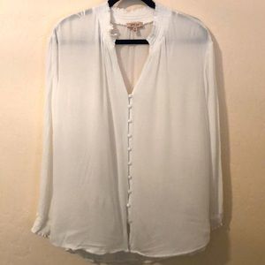 White Casual Blouse